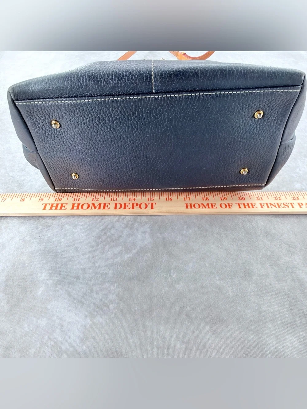 Dooney & Bourke navy pebbled